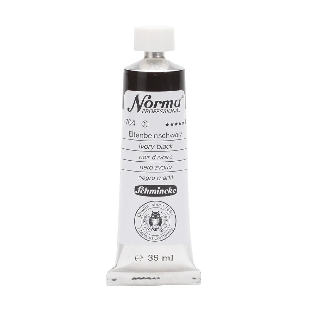 Schmincke Farba olejna Norma Professional - - 704, Ivory Black, 35 ml
