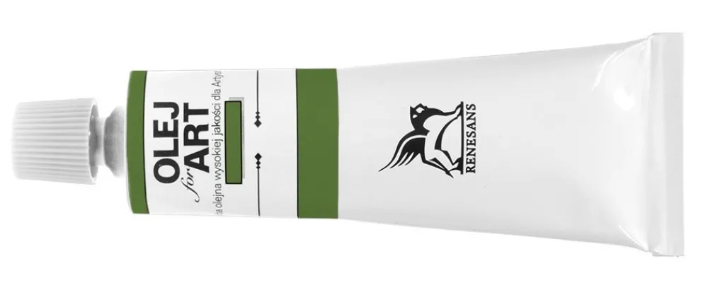 Renesans Farba olejna Olej for Art - - 75, chromoksyd zielony, 60 ml