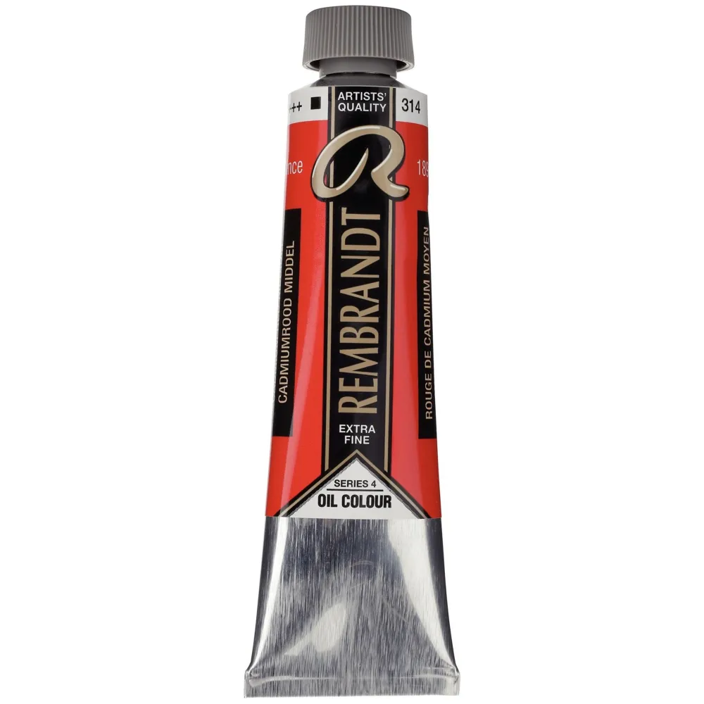 Rembrandt Farba olejna - - Cadmium Red Medium, 40 ml > Farby Olejne