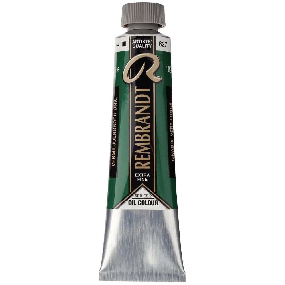 Rembrandt Farba olejna - - Cinnabar Green Deep, 40 ml