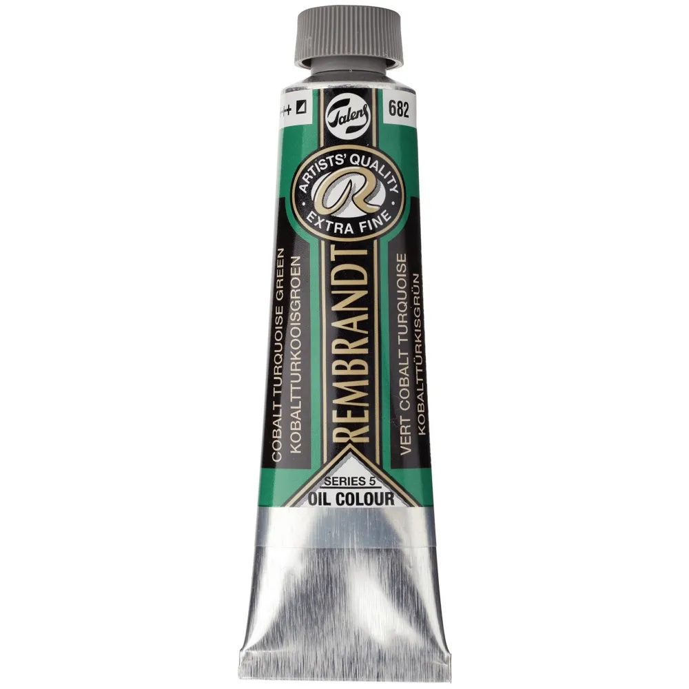 Rembrandt Farba olejna - - Cobalt Turquoise Green, 40 ml