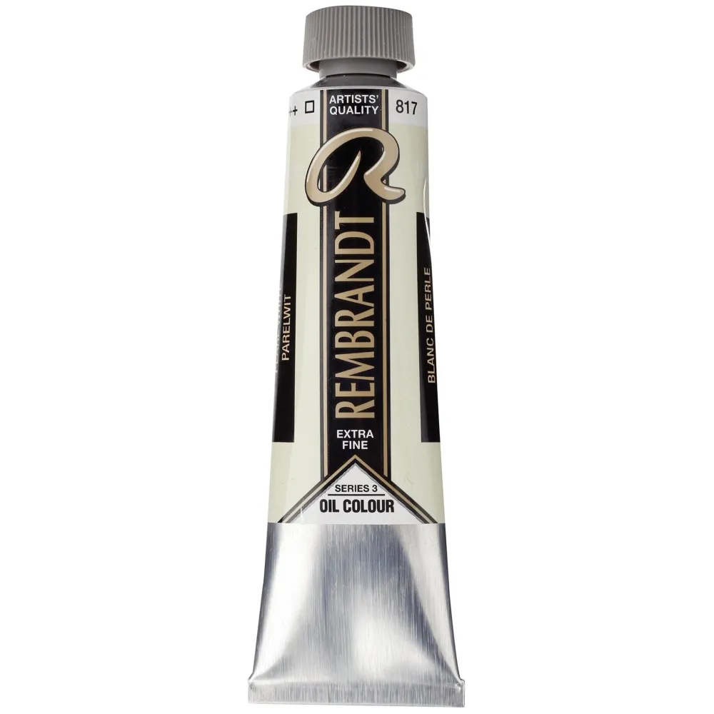 Rembrandt Farba olejna - - Pearl White, 40 ml