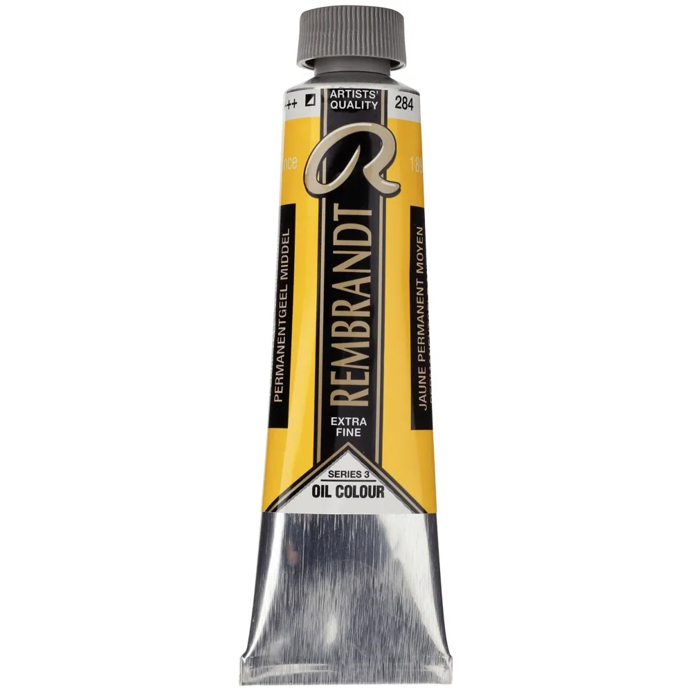 Rembrandt Farba olejna - - Permanent Yellow Medium, 40 ml