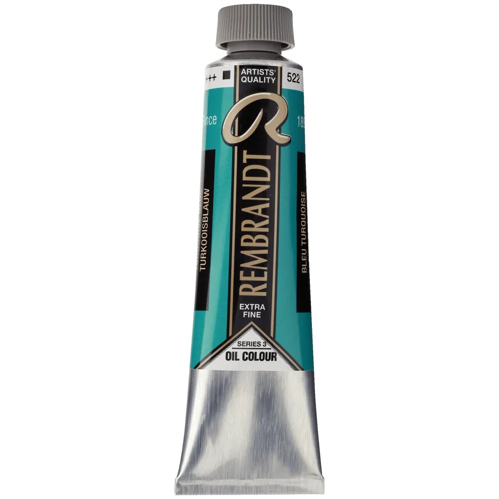 Rembrandt Farba olejna - - Phthalo Turquoise Blue, 40 ml > Farby Olejne