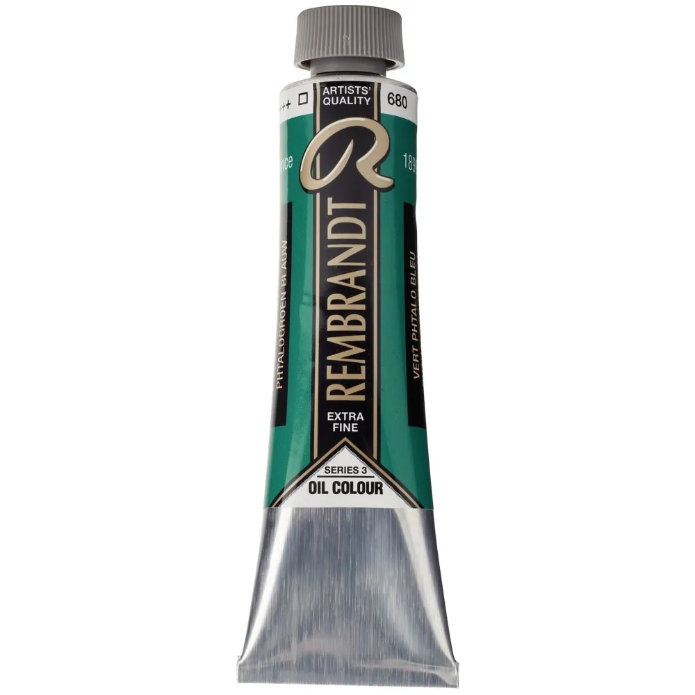 Rembrandt Farba olejna - - Phthalo Green Blue, 40 ml