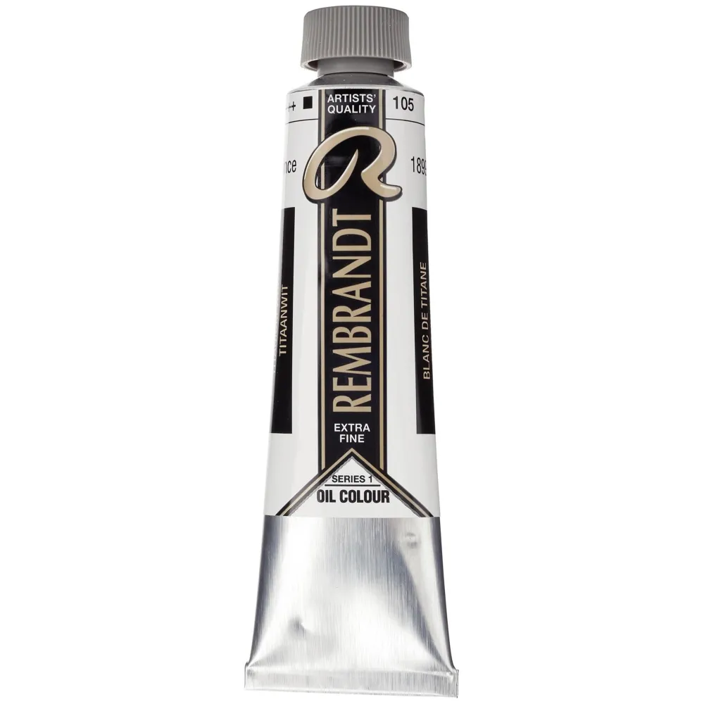 Rembrandt Farba olejna - - Titanium White, 40 ml