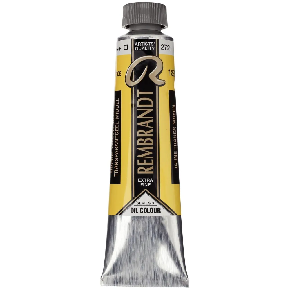 Rembrandt Farba olejna - - Transparent Yellow Medium, 40 ml