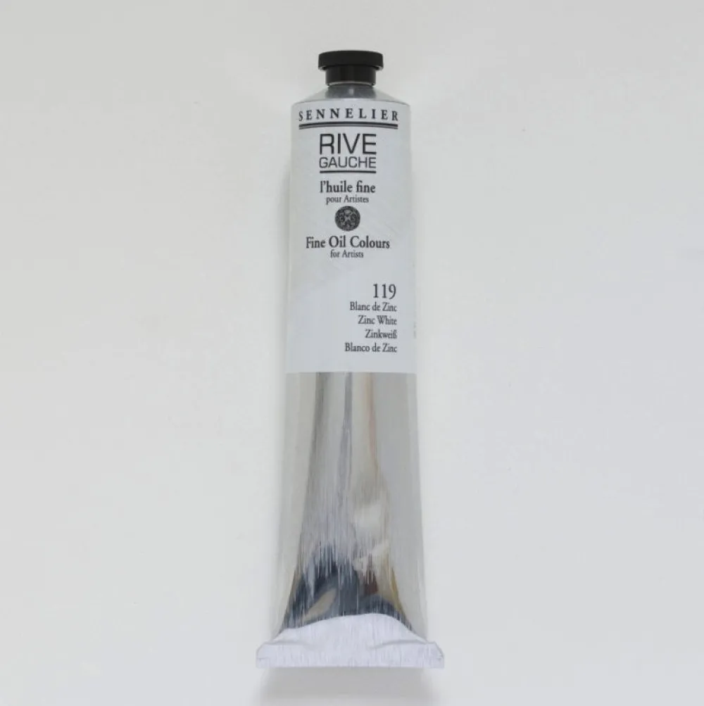 Sennelier Farba olejna Rive Gauche - - 119, Zinc White, 200 ml