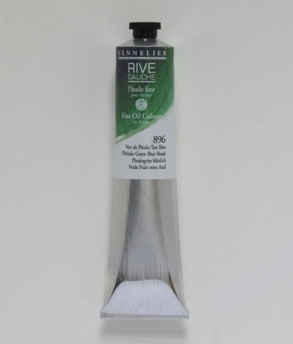 Sennelier Farba olejna Rive Gauche - - 896, Phthalo Green Blue, 200 ml