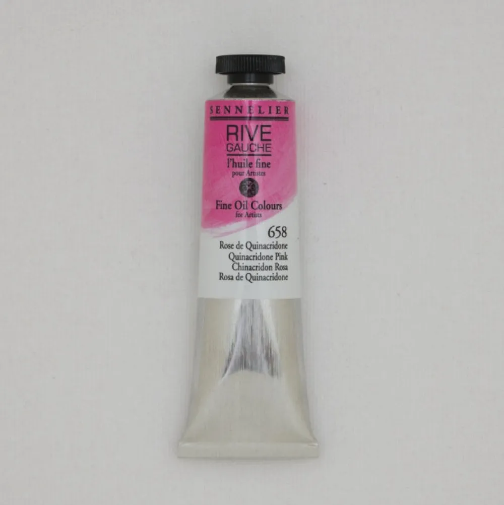 Sennelier Farba olejna Rive Gauche - - 658, Quinacridone Pink, 40 ml > Farby Olejne