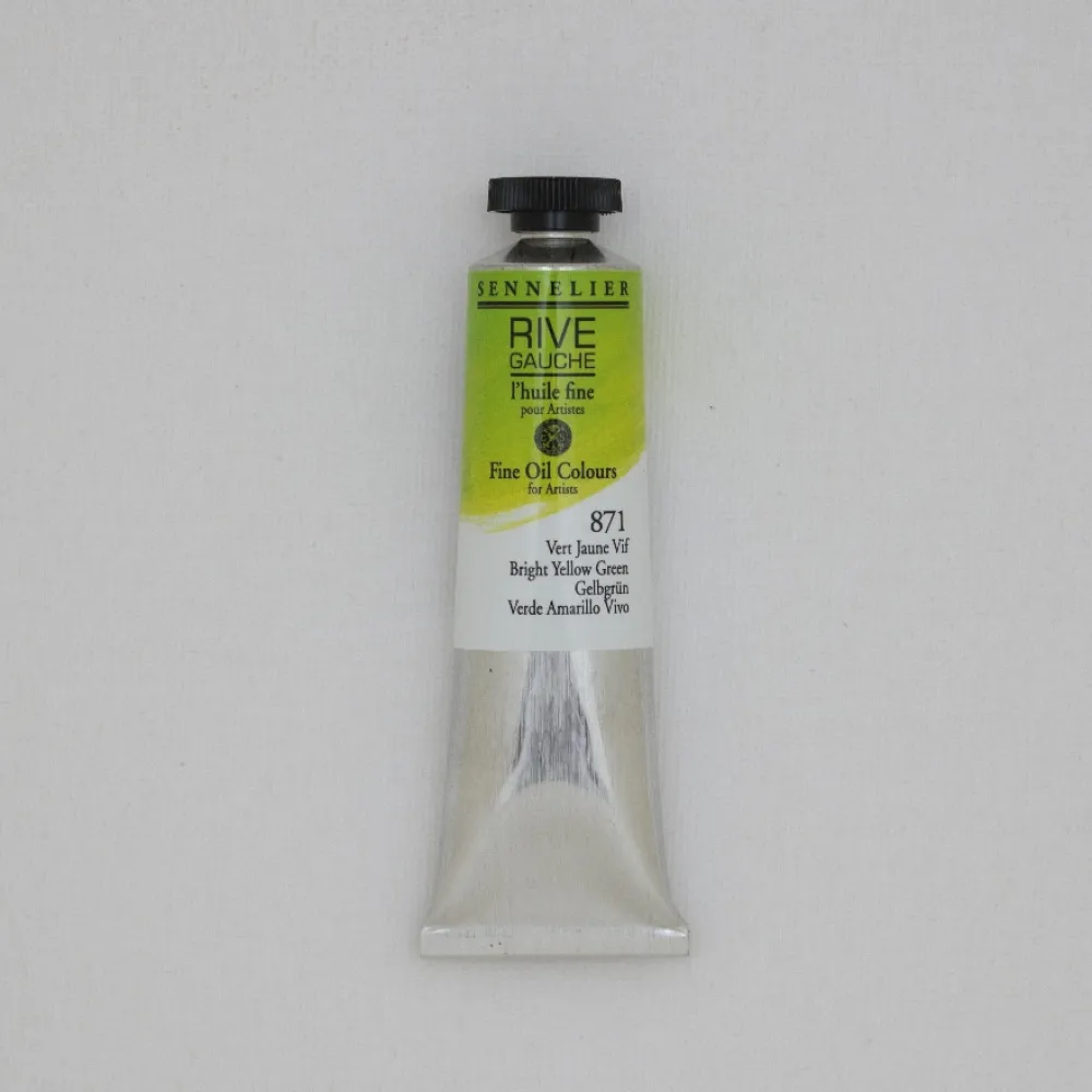 Sennelier Farba olejna Rive Gauche - - 871, Bright Yellow Green, 40 ml > Farby Olejne