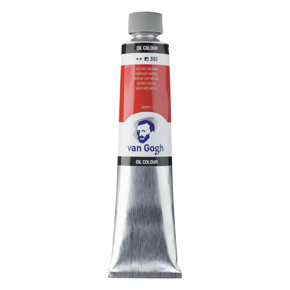 Van Gogh Farba olejna - - Azo Red Medium, 200 ml > Farby Olejne