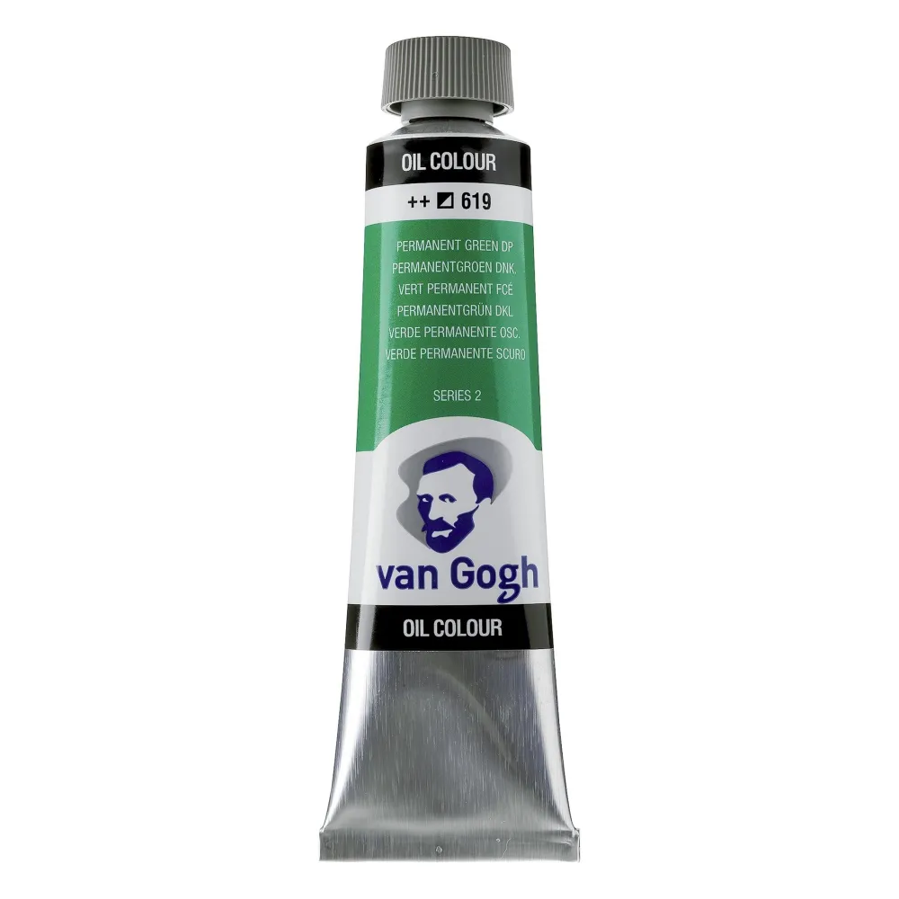 Van Gogh Farba olejna - - Permanent Green Deep, 40 ml