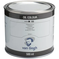 Van Gogh Farba olejna - - 105, Titanium White (Safflower Oil), 500 ml