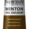 Winsor & Newton Farba olejna Winton Oil Colour - - Vandyke Brown, 37 ml > Farby Olejne