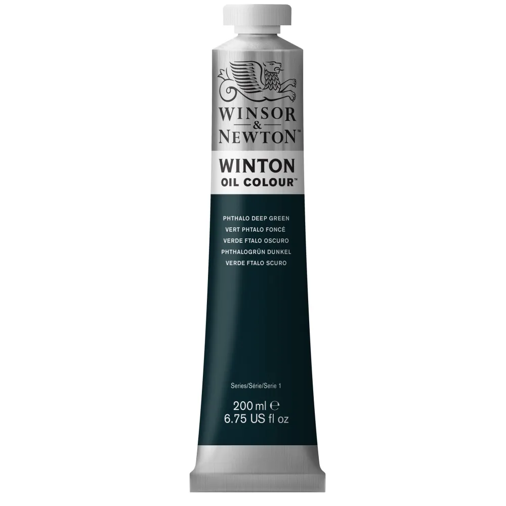 Winsor & Newton Farba olejna Winton Oil Colour - - Phthalo Deep Green, 200 ml > Farby Olejne