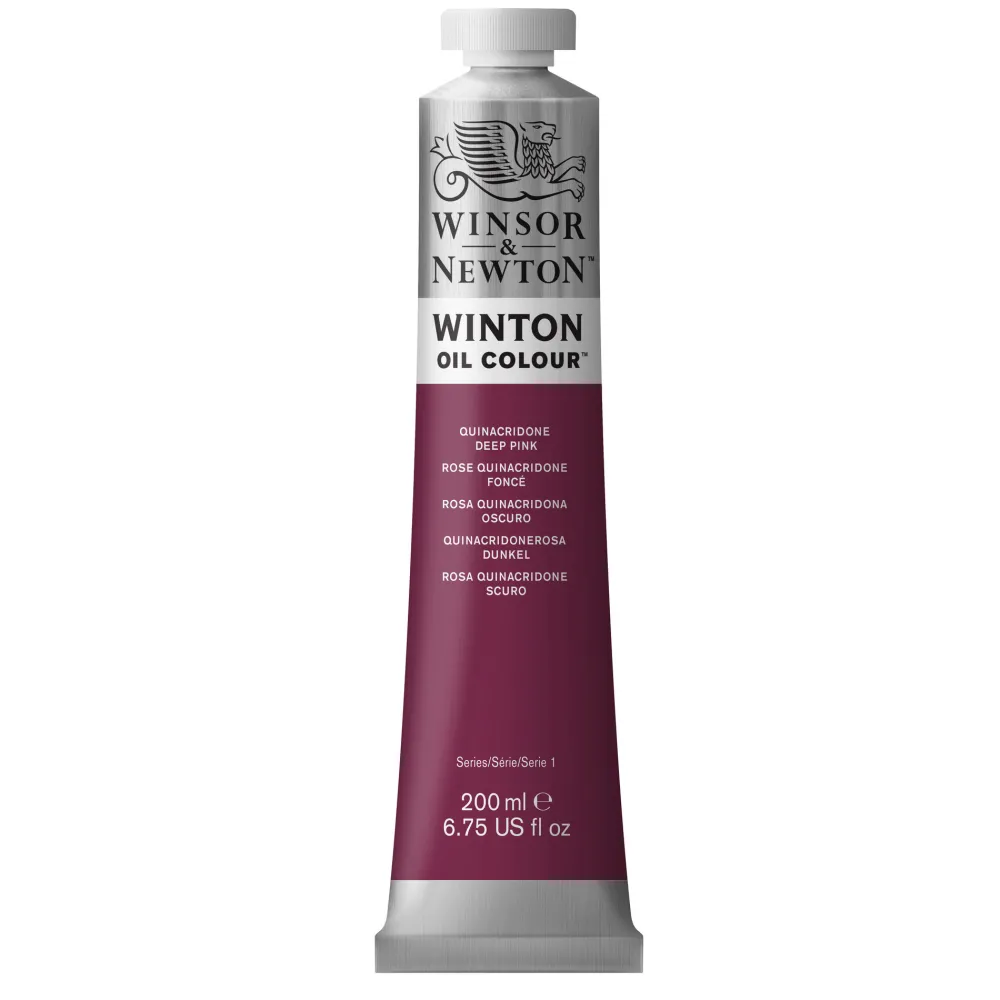 Winsor & Newton Farba olejna Winton Oil Colour - - Quinacridone Deep Pink, 200 ml