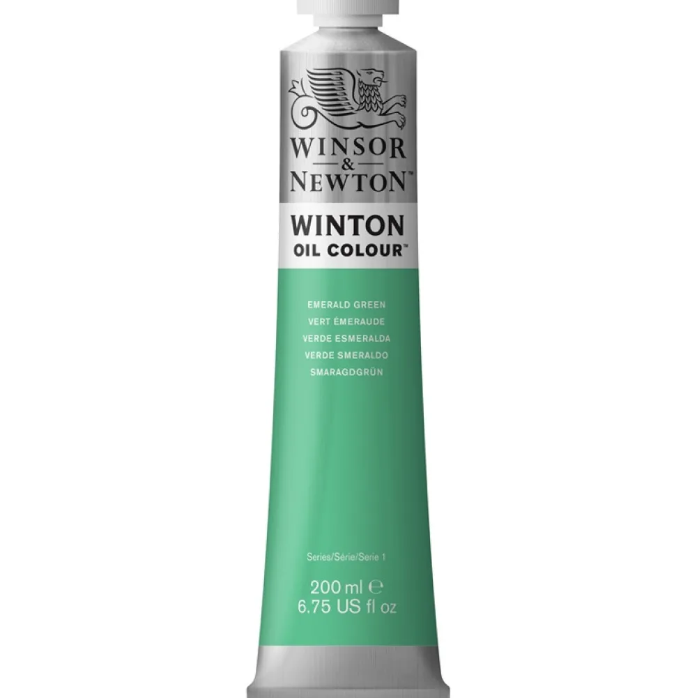 Winsor & Newton Farba olejna Winton Oil Colour - - emerald green, 200 ml