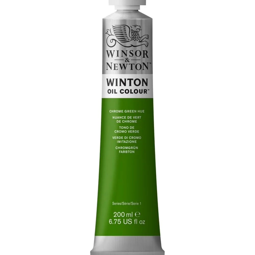 Winsor & Newton Farba olejna Winton Oil Colour - - chrome green hue, 200 ml