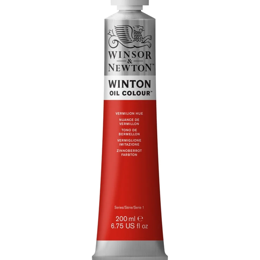 Winsor & Newton Farba olejna Winton Oil Colour - - vermilion hue, 200 ml