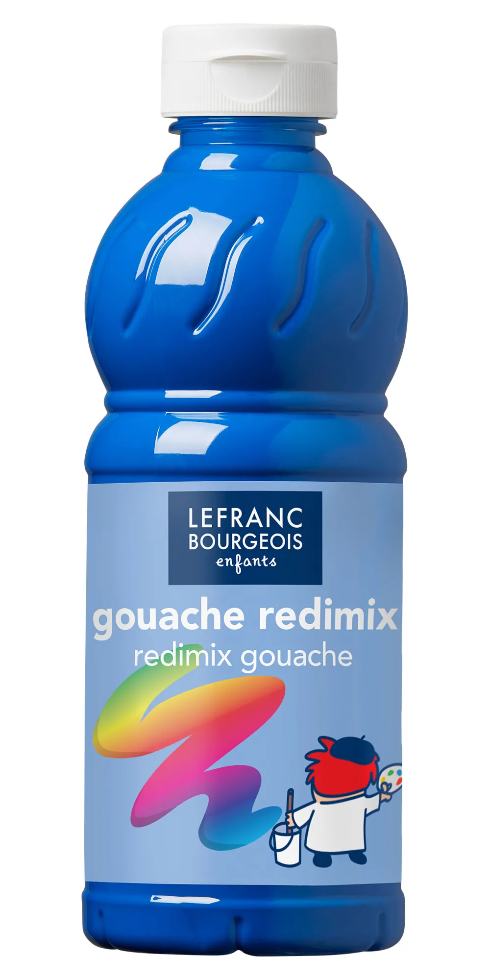 Lefranc & Bourgeois Farba plakatowa - - niebieska, 500 ml > Farby Plakatowe