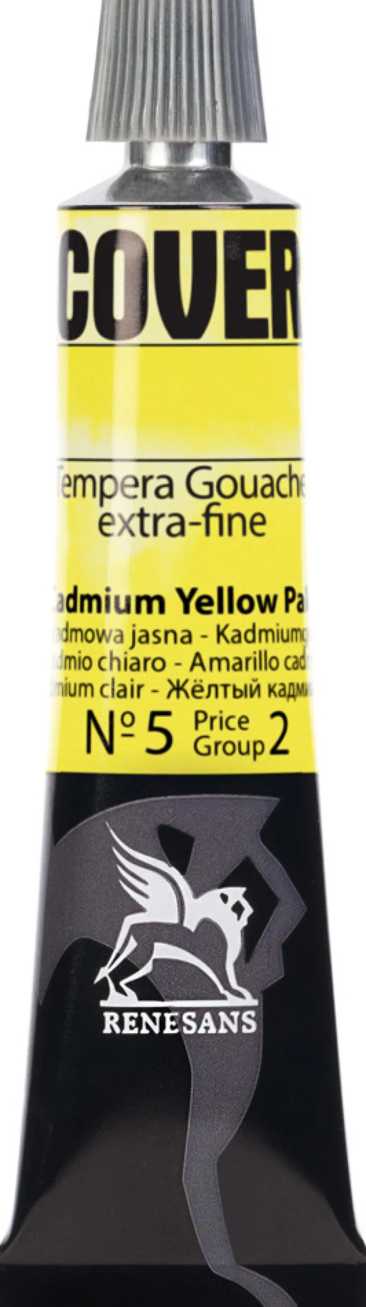 Renesans Farba Tempera Cover - - 05, żółta kadmowa, 20 ml