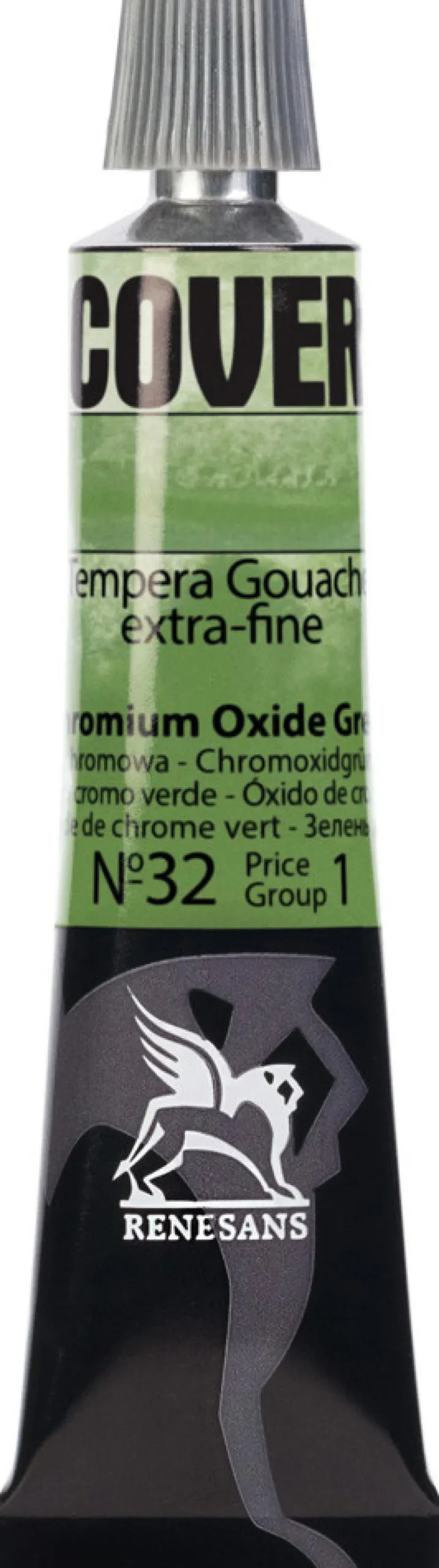 Renesans Farba Tempera Cover - - 32, zieleń chromowa, 20 ml