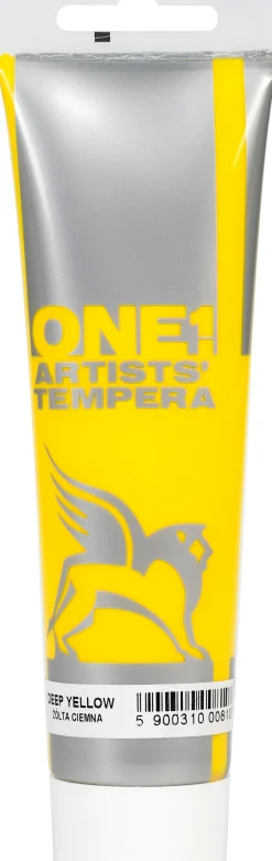 Renesans Farba Tempera ONE - - 03, deep yellow, 100 ml ><noscript><img width=