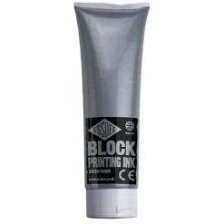Essdee Farba, tusz do linorytu Block Printing Ink - - Metallic Silver, 300 ml