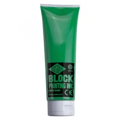 Essdee Farba, tusz do linorytu Block Printing Ink - - Leaf Green, 300 ml > Techniki Graficzne