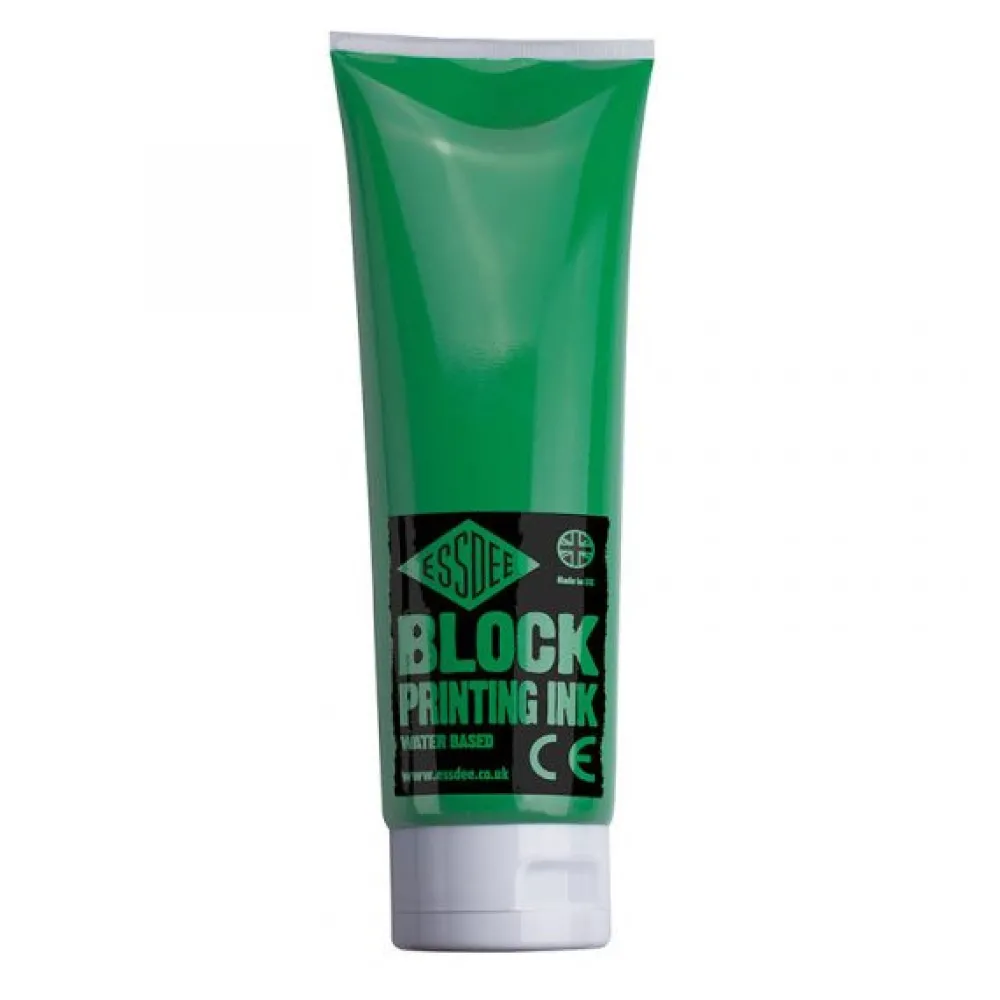 Essdee Farba, tusz do linorytu Block Printing Ink - - Leaf Green, 300 ml > Techniki Graficzne