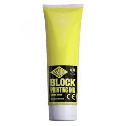 Essdee Farba, tusz do linorytu Block Printing Ink - - Lemon Yellow, 300 ml > Techniki Graficzne