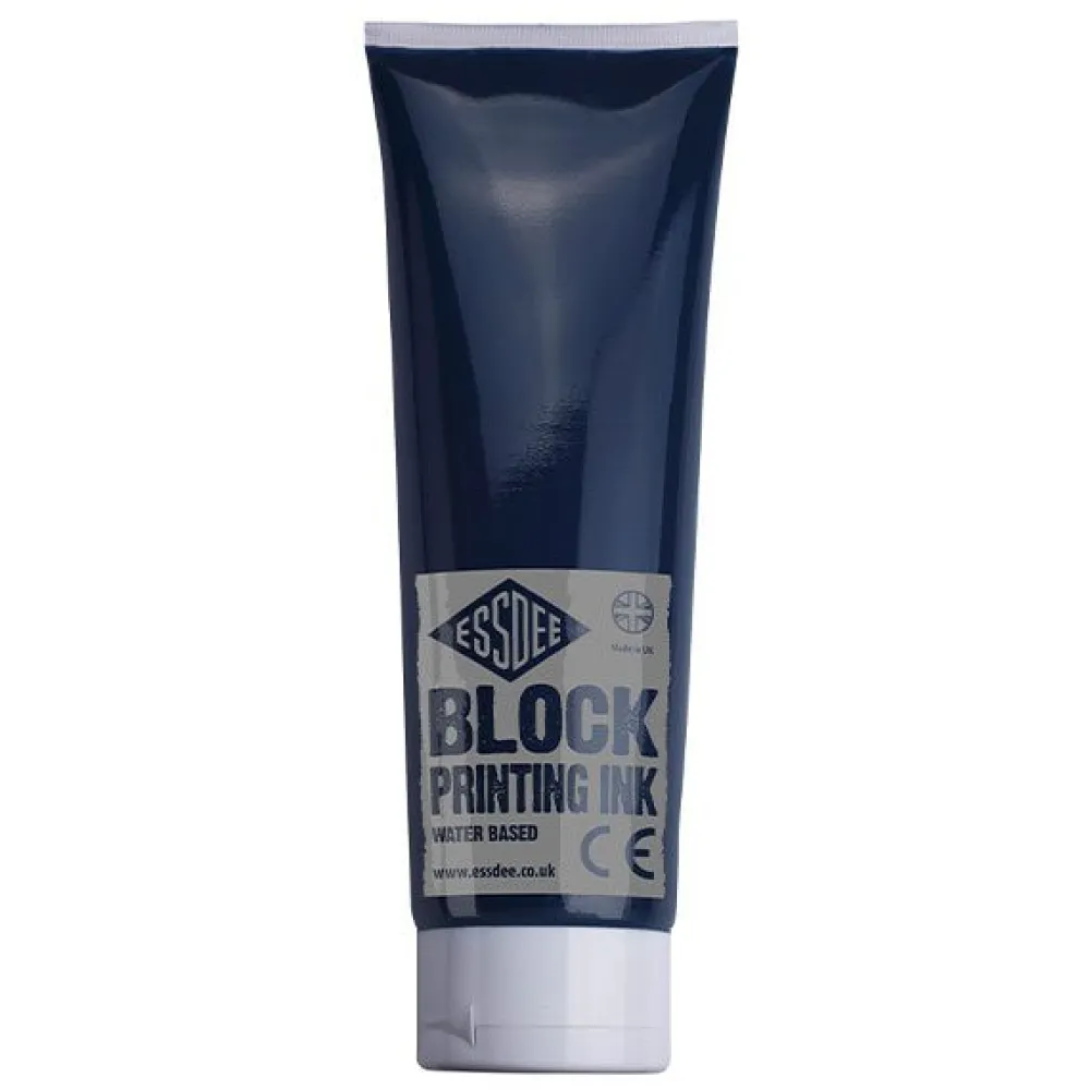 Essdee Farba, tusz do linorytu Block Printing Ink - - Prussian Blue, 300 ml > Techniki Graficzne