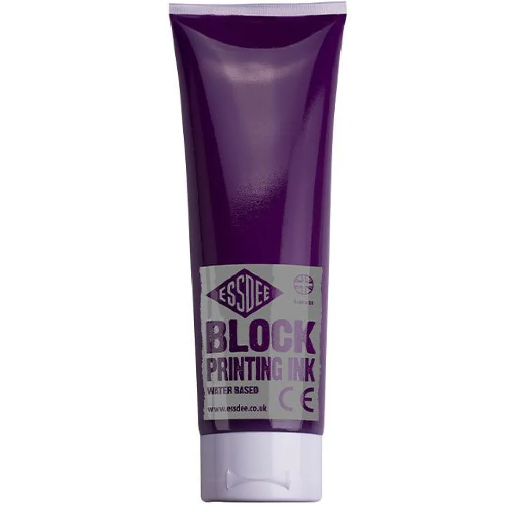 Essdee Farba, tusz do linorytu Block Printing Ink - - Purple, 300 ml