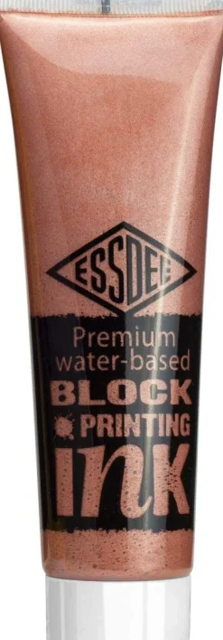 Essdee Farba, tusz do linorytu Ink - - Metallic Bronze, 100 ml
