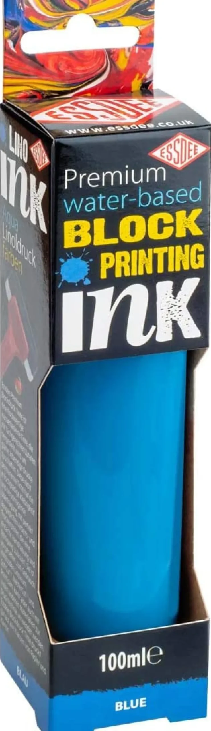 Essdee Farba, tusz do linorytu Ink - - Crimson, 100 ml > Techniki Graficzne