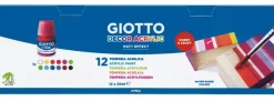 Giotto Farby akrylowe Decor Acrylic - - 12 kolorów x 25 ml
