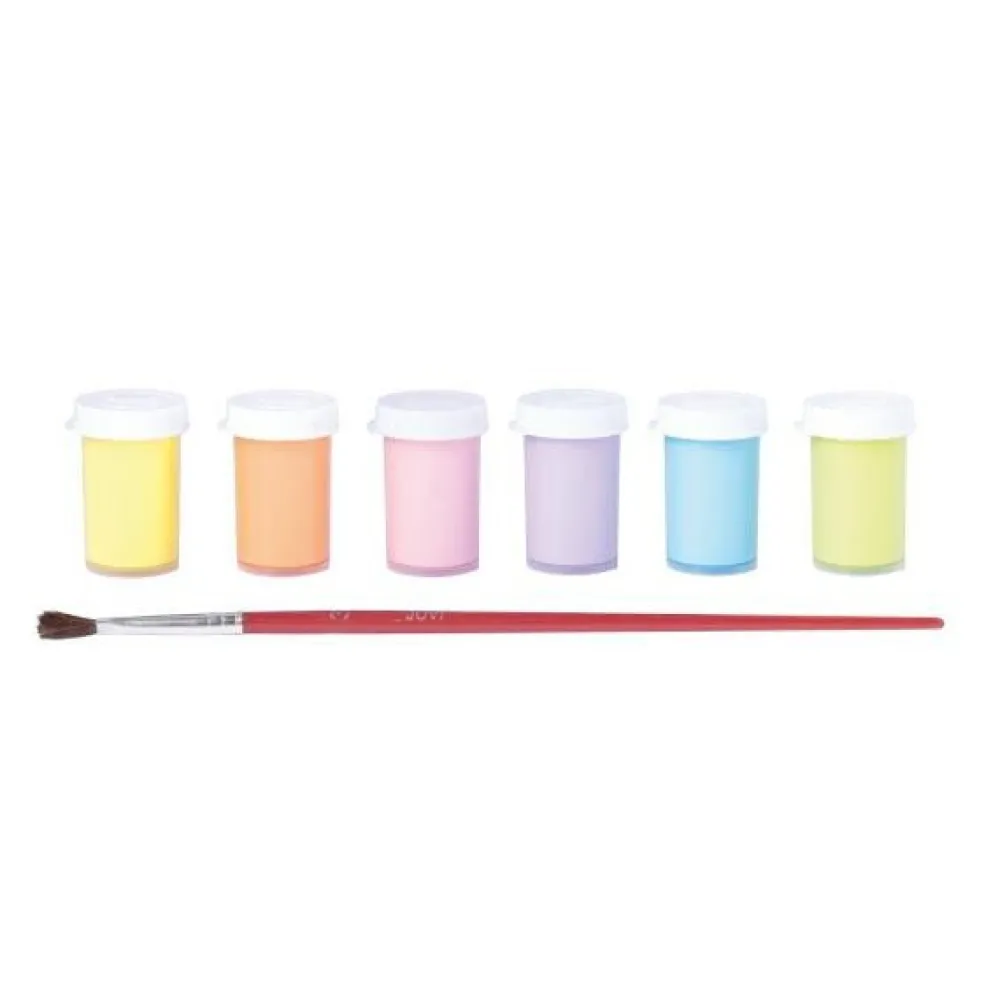 Jovi Farby plakatowe dla dzieci Pastel - - 6 kolorów x 15 ml > Farby Plakatowe