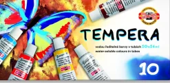KOH-I-NOOR Farby tempera - - 6 kolorów x 16 ml > Farby Gwasze I Tempery