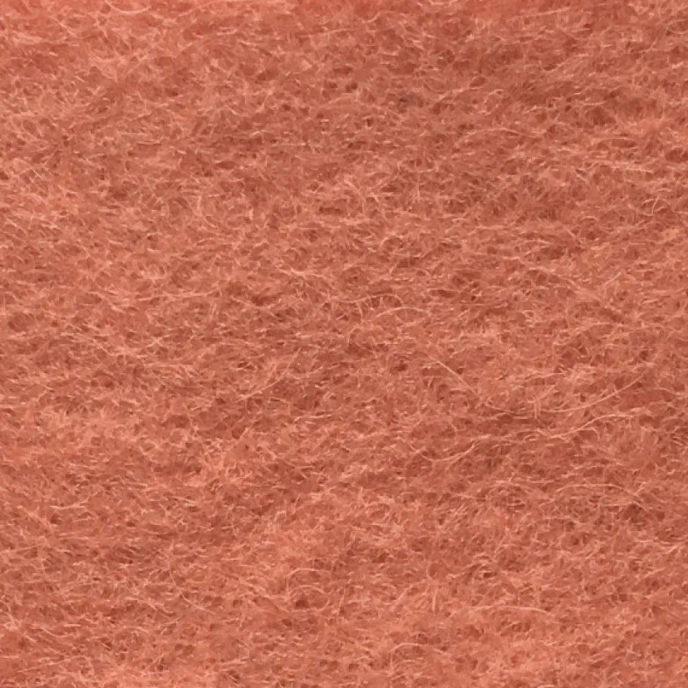Filc wełniany A4 - różowa terracotta, 1 mm > Filc Ozdobny