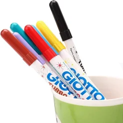 Giotto Flamastry brokatowe Turbo Glitter - - 8 szt. > Dzieci Flamastry Dla Dzieci