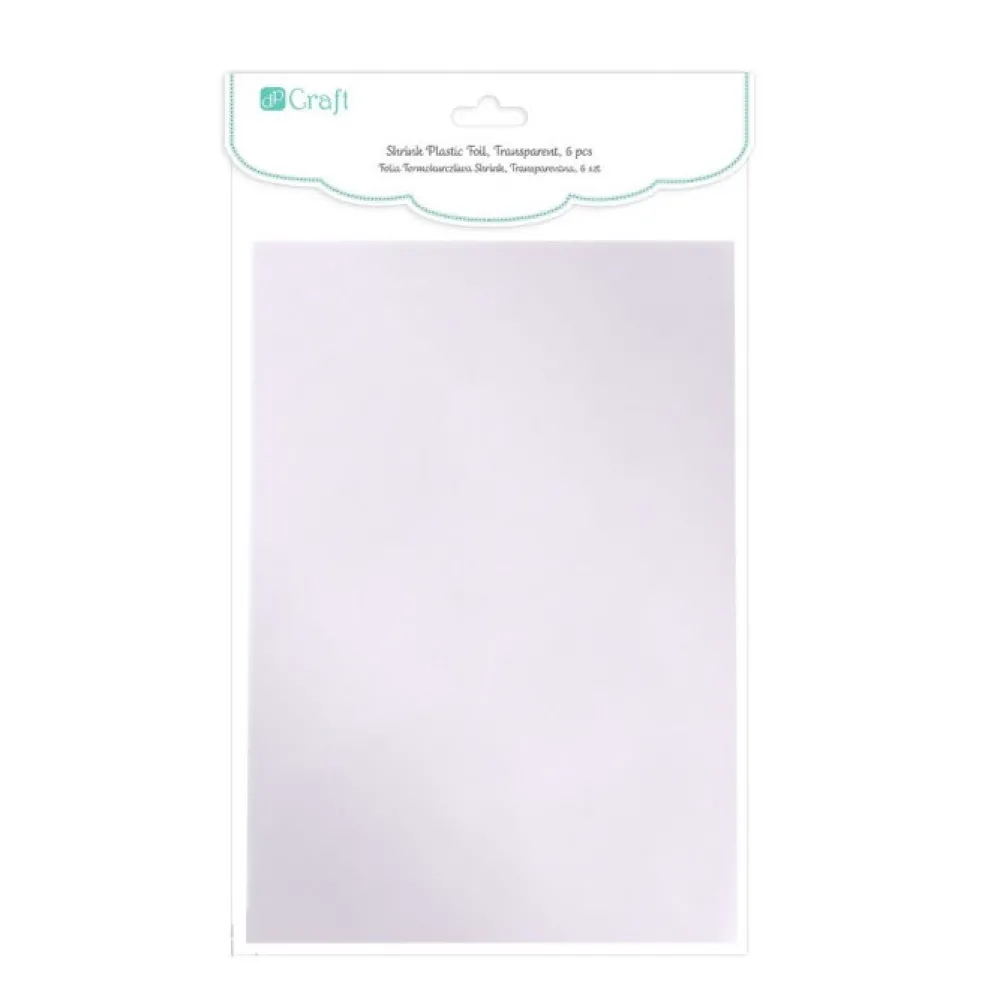 dpCraft Folia termokurczliwa - - transparentna, 6 szt.