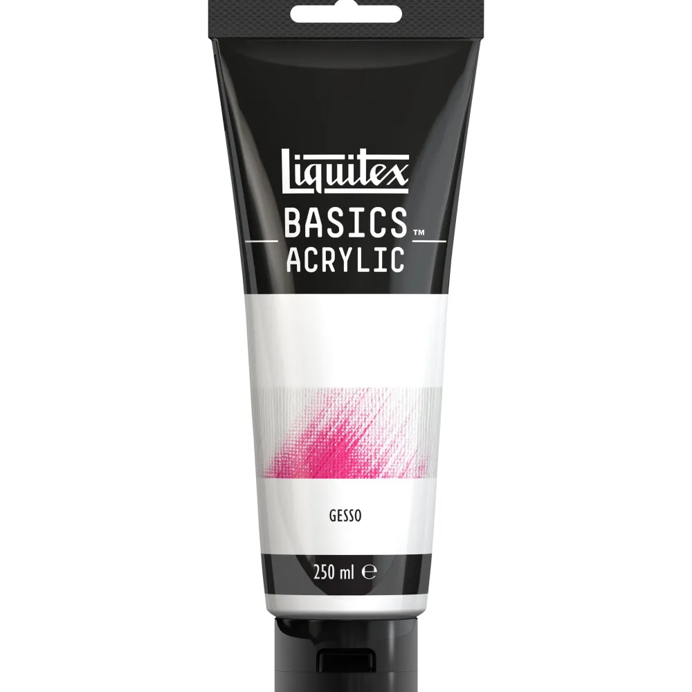 Liquitex Gesso do farb akrylowych Basics Acrylic - - 250 ml > Grunty Malarskie