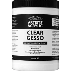 Liquitex Gesso do farb akrylowych i olejnych - - transparentne, 473 ml > Grunty Malarskie