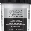 Winsor & Newton Gesso do farb akrylowych i olejnych Professional - - transparentne, 225 ml