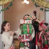 PartyDeco Girlanda dekoracyjna Jemioła - zielona, 1,5 m