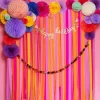 PartyDeco Girlanda Happy Birthday - brokatowa, 18 x 100 cm > Girlandy I Rozety