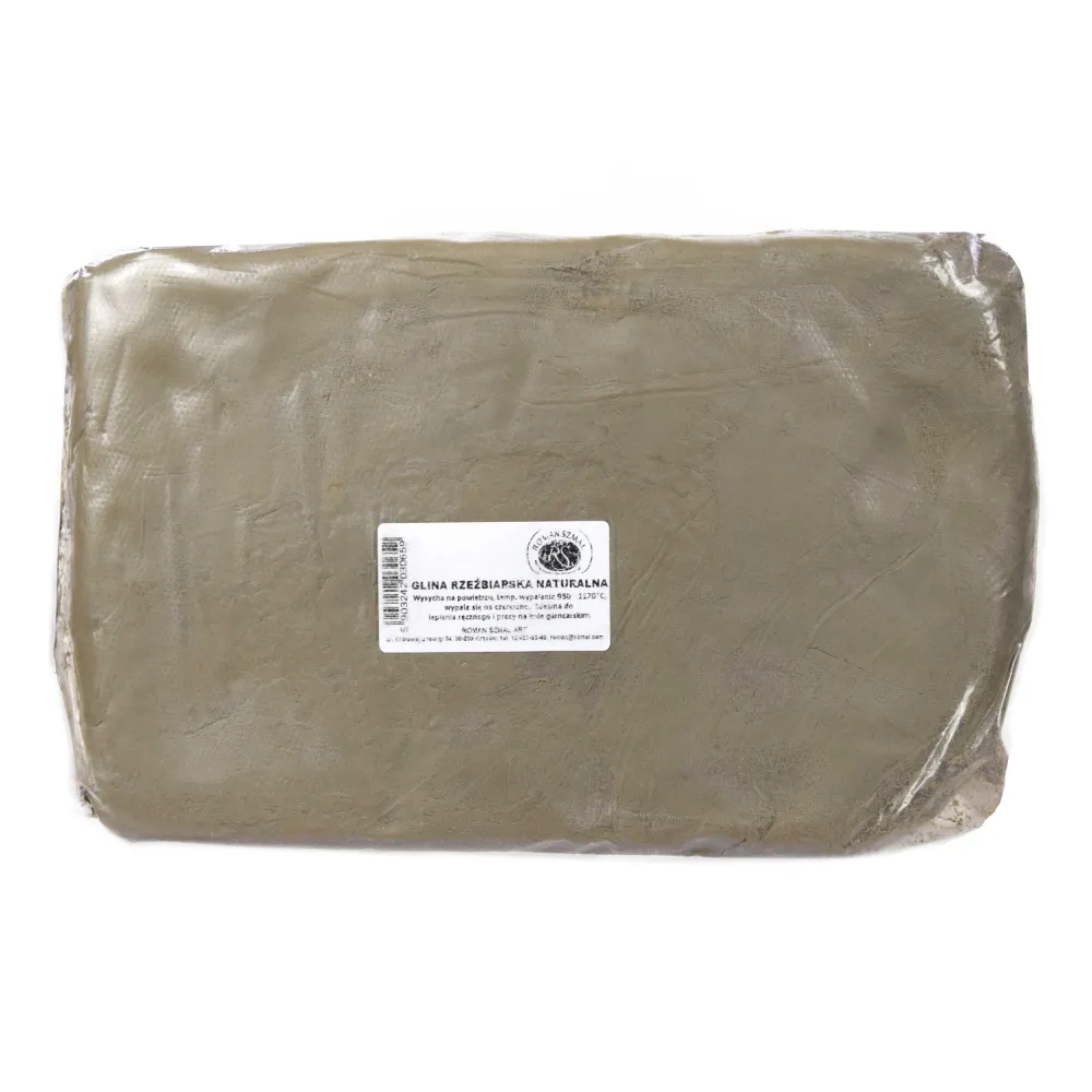Roman Szmal Glina rzeźbiarska naturalna - - 3 kg > Masy Do Modelowania
