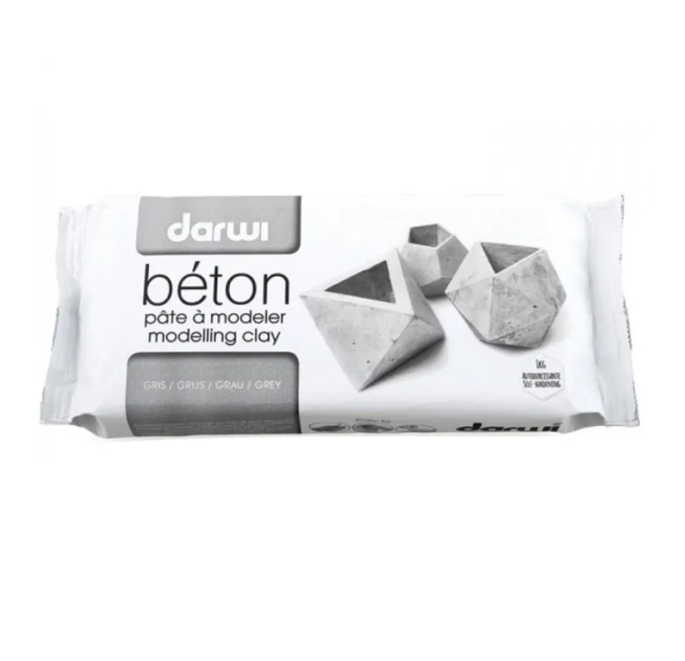 Darwi Glinka, masa plastyczna Béton - - efekt betonu, 500 g