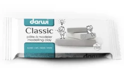Darwi Glinka, masa plastyczna Classic - - biała, 500 g > Masy Do Modelowania